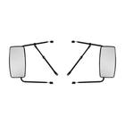 Espelho Retrovisor Mb 1314/ 1316/ 1419 Sup. Curto Plano Par