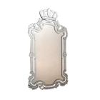 Espelho Veneziano Enfeite Coroa Classico Cristal Lapidado