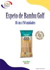 Espeto de Bambu Golf 18 cm c/50 unid. - Inove - petisco, hambúrguer, sanduíche (17237)