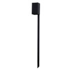 Espeto De Jardim Focus Quadrado Preto 90Cm 1 Lampada MR16 Ideal