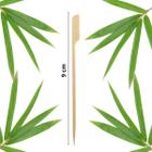 Espeto Palito De Bambu Golf Natural 9Cm Para Hambúrguer E Petisco Com 50 Unidades - Brasa Store