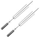 Espeto Tridente Inox P/churrasqueiras Giratórias Kit 2 Peças - Brasa Grill