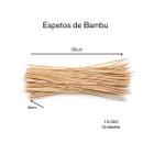 Espetos de Bambu para Churrasco: 10.000Un de 25cm x 4mm
