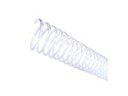 Espirais para Encadernação Cristal/Transparente 7mm 25 Folhas 100 und - Lassane