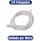 Espiral Fios 1/8 PVC Branco - FRONTEC (UNIDADE POR METRO) (F7118PEBR50)