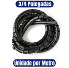 Espiral Fios 3/4 PVC Preto - FRONTEC (UNIDADE POR METRO)(F7134PEPR50)