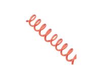 Espiral para Encadernação Vermelho Transparente 17mm 100 Folhas 100 und