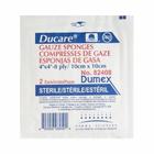 Esponja de gaze de algodão Ducare 8 camadas 4 x 4 polegadas quadrada estéril 50 unidades da Derma e (pacote com 2)