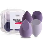 Esponja de Maquiagem DUAIU - Kit com 4 Beauty Blenders e Suporte