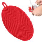 Esponja de silicone antibacteriana para louças