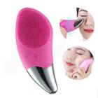 Esponja Eletrica Massageador Facial Limpeza Resistente Agua Rosa Pink
