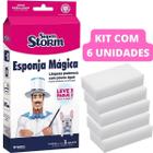 Esponja Limpeza Mágica Remove Tira Manchas Super Storm 6 Un