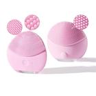 Esponja Mini Elétrica Massageadora Para Limpeza Facial Rosa