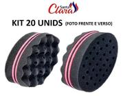 Esponja Twist Dupla Afro Nudred - Kit com 20 unidades Santa Clara