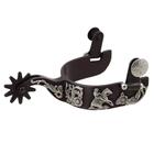 Espora Metalab Floral Reining Mens Black Satin Level 4 2175