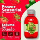 Espuma de banho aromática hidratante alta performance banheira e chuveiro 110ml