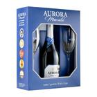 Espumante Aurora Branco Moscatel 750ml + 2 Taças