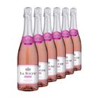 Espumante frances la roche brut rose kit 6 un