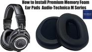 Espumas Almofadas Audio Technica Ath-m50 Th-m50x Ath-m40x