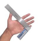 Esquadro de aço inox com cabo em aluminio 8 pol (20cm) - brasfort