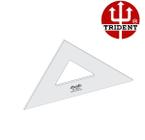 Esquadro de Acrílico Trident 21cm - sem Escala - Ref.2521