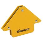 Esquadro Magnético Para Solda 25lbs 12kg Cor Amarelo 4325 - Titanium