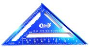 Esquadro Rápido Triangular Régua E Transferidor 12 Polegadas