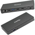 Estação de acoplamento: USB C, monitor duplo conectável, 2, HDMI, 4K, 65W - Plugable