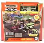 Estação de ônibus Playset Hot Wheels Matchbox Action Drivers 2022