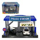 Estação Policial Com Carrinho E Moto - Diversão