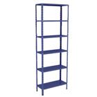 Estante Aço 6 Prateleiras Livros Cozinha Quarto EAF013 Azul