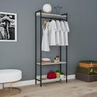 Estante Closet Arara 187x80cm 3 Prateleiras Active Yescasa