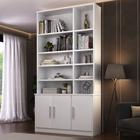 Estante De Livros 3 Portas 8 Prateleiras Grand Reggia Branco - Moville - Foscarini