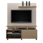 Estante Home Para TV Até 60 Polegadas 1 Porta Star Off White e Cinamomo - Valdemoveis