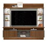 Estante Home Salvador para TV de até 65" Freijo Titanio Linea