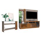 Estante Home Theater com Aparador Frizz Plus Fendi Naturale  Madetec