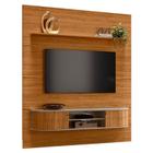 Estante Home Theater com Bancada Suspensa Bugatti Fendi Naturale Madetec