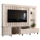 Estante Home Theater Le Mans Calacata Off White Madetec