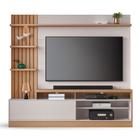 Estante Home Theater Maceió para TV até 65” Freijó/Off White - PR Móveis