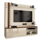 Estante Home Theater Para Tv Até 65 Polegadas 1,8m Royale Off White/Naturale