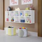 Estante Infantil para Livros e Brinquedos Ely Horizontal Suspenso MDF