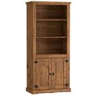 Estante Livreiro 2 Portas 100% Madeira Rustic Line