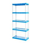 Estante Modular Organizadora Em Plástico 5 Prateleiras Azul 849