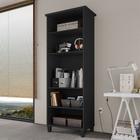 Estante Multiuso Organizador Library Home Office em Mdp 30mm - Preto