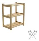 Estante Oferta Design Original Moderno 100% Madeira Natural Livros - Technox