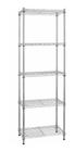 Estante Organização Multiuso Metal Cromado 180X60X35Cm - Aço