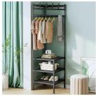 Estante Organizador Cabideiro de Roupas de Canto Vertical Sapateira Multiuso