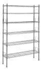 Estante Organziadora Multiuso Metal Cromada 144X91X25 Cm - Spaceo