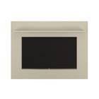 Estante Painel Suspenso Topazio TV 40 42 43 47 48 50 55 Polegadas Prateleira Decorativa Quarto Sala Estar Simples - Off White- RPM