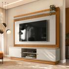 Estante para Home Theater e TV até 75 Polegadas Guararapes 2 PT Nature e Off White